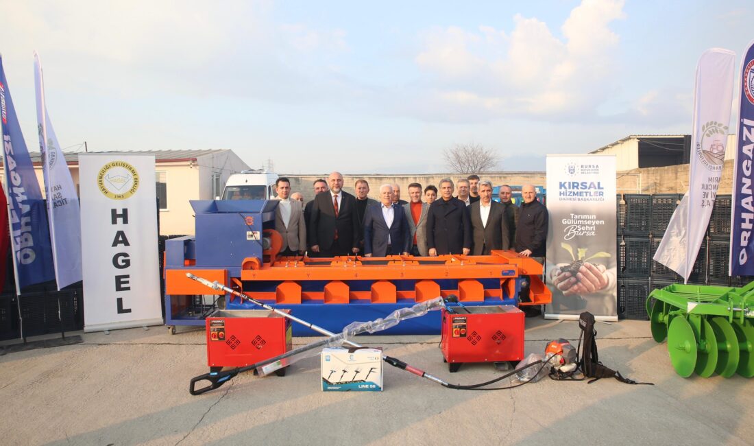Bursa’da kırsal kalkınmayı sağlamak amacıyla üreticiyi her alanda destekleyen Bursa