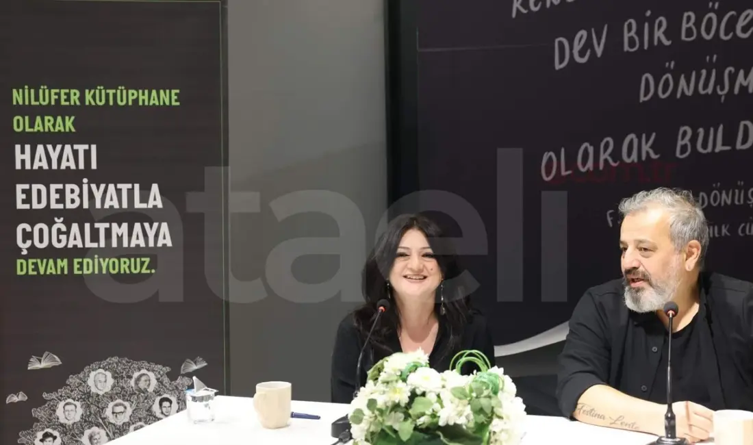 Nilüfer Belediyesi’nin düzenlediği Koza Buluşmaları’nın konuğu olan ödüllü yazar Seray