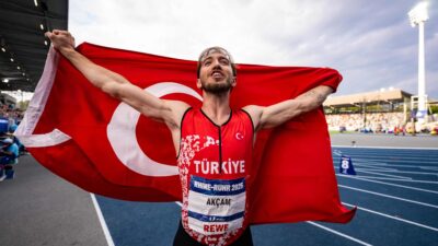 BUÜ'nde lisans eğitimine devam eden milli atlet Berke Akçam Almanya’da