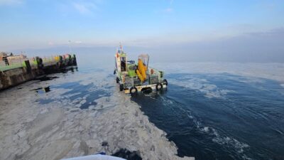 Bursa Büyükşehir Belediyesi iştiraklerinden BURULAŞ, Mudanya ve Gemlik Körfezi'nde görülen