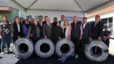 Bursa Büyükşehir Belediyesi, 14 Mayıs’ta geri dönüşümle üretilen damlama sulama