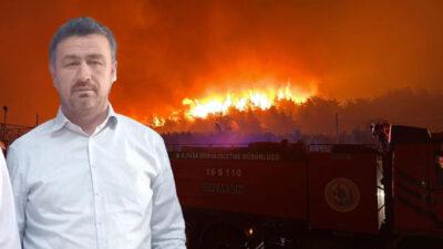 AK Parti Mustafakemalpaşa İlçe Başkanı Mutlu Turgut, orman yangınlarına ilişkin