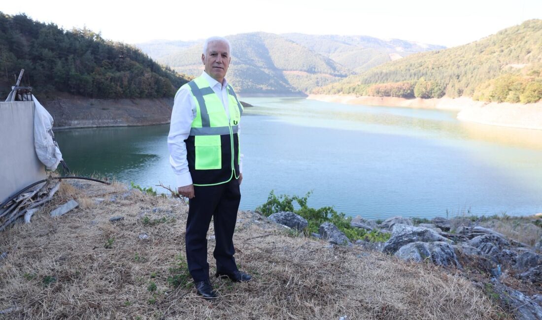Nilüfer Barajı'nın tamamen kuruduğu, Doğancı Barajı'nın kritik seviyelere indiği Bursa'da