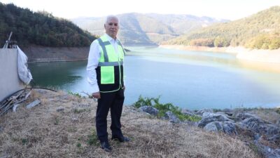 Nilüfer Barajı'nın tamamen kuruduğu, Doğancı Barajı'nın kritik seviyelere indiği Bursa'da