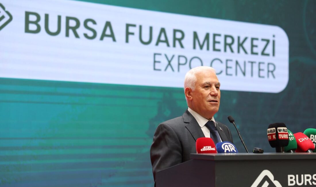 Bursa Food Point Fuarı’nda konuşan Büyükşehir Belediye Başkanı Mustafa Bozbey,