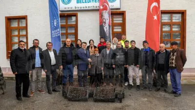 Bursa Büyükşehir Belediyesi, Harmancık ve Büyükorhan’da üreticilere aspir tohumu ve