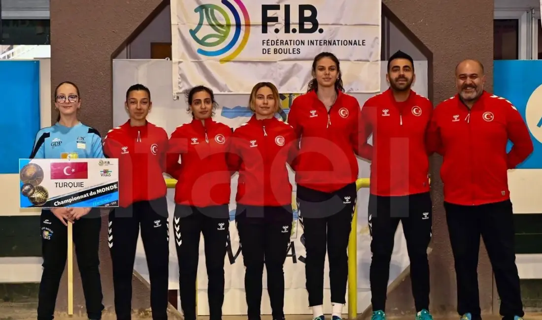 Bursa Büyükşehir Belediyesporlu sporcu Mine Türker, U23 Bocce Dünya Kupası'nda