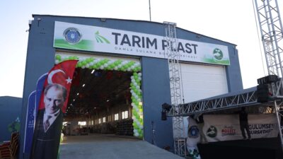Bursa Büyükşehir Belediyesi’nin kente kazandırdığı Tarım Plast Fabrikası, yüzde 100