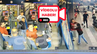 Bursa’nın Mustafakemalpaşa ilçesinde bir markette yaşanan şiddet olayı infiale yol