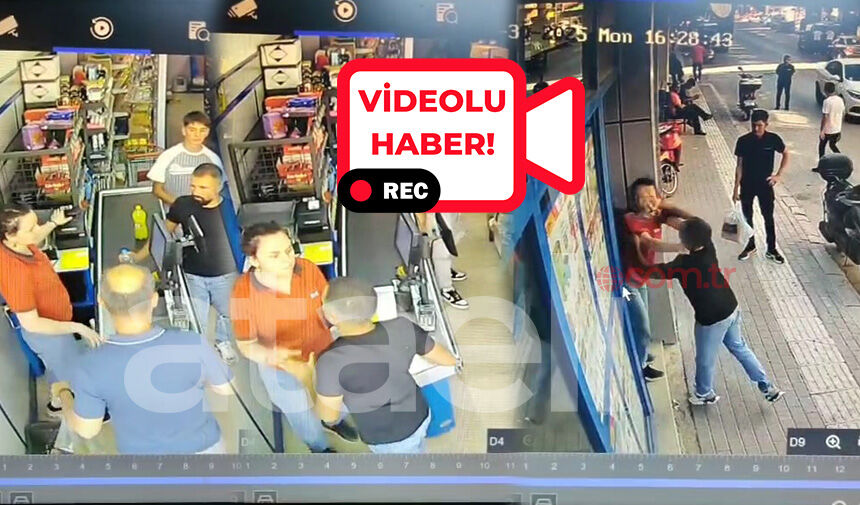 Bursa’nın Mustafakemalpaşa ilçesinde bir markette yaşanan şiddet olayı infiale yol
