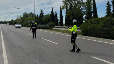 Mustafakemalpaşa İlçe Emniyet Müdürlüğü'ne bağlı Trafik Büro ekipleri, ilçe genelinde