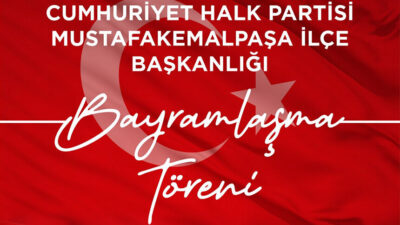 Cumhuriyet Halk Partisi (CHP) Mustafakemalpaşa İlçe Başkanlığı, Ramazan Bayramı dolayısıyla