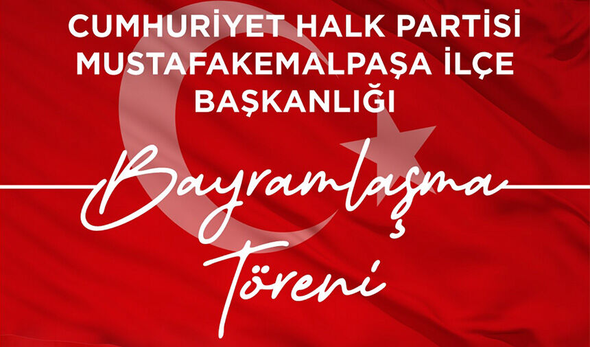 Cumhuriyet Halk Partisi (CHP) Mustafakemalpaşa İlçe Başkanlığı, Ramazan Bayramı dolayısıyla