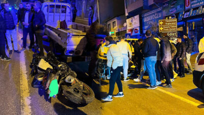 Yalıntaş lambalarında saat 21:00 sularında meydana gelen trafik kazasında, bir