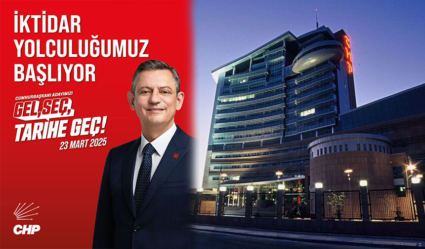 Cumhuriyet Halk Partisi sosyal medya hesaplarından "İktidar Yolculuğumuz Başlıyor!" sloganı