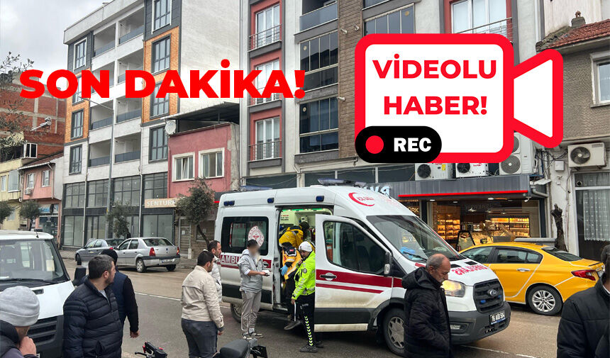 Balıkesir caddesinde olan kaza akıllara durgunluk getirdi!