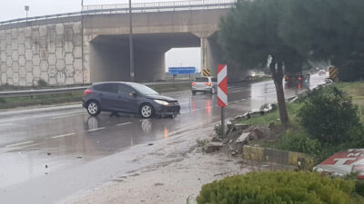 Bursa - İzmir yolunda aynı yerde bir kaza daha!