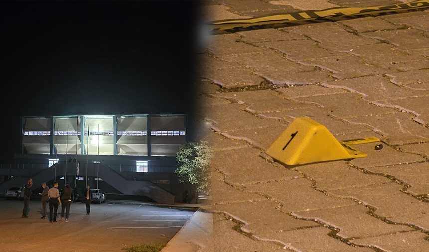 Mustafakemalpaşa’da Atatürk Kapalı Spor Salonu çıkışında akşam saatlerinde meydana gelen