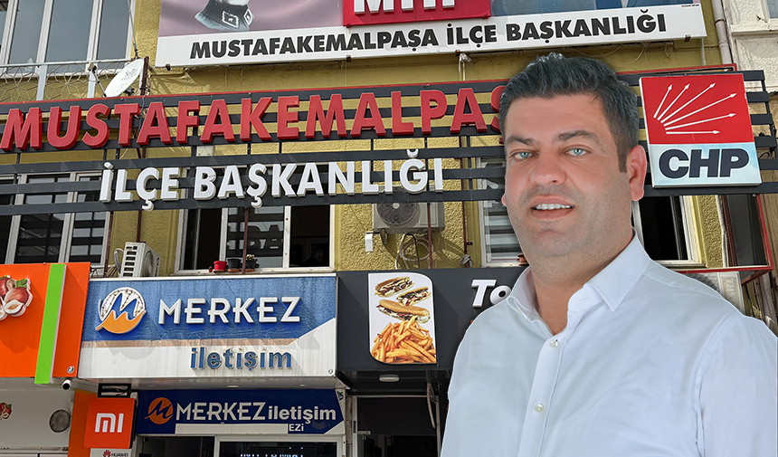 CHP Mustafakemalpaşa İlçe Başkanı Gökhan Demir, 29 Eylül Pazartesi günü