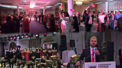 Atatürkçü Düşünce Derneği Mustafakemalpaşa Şubesi’nin her yıl düzenlediği Cumhuriyet gecesi,