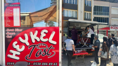 Heykel Kıraathanesi’nin işletmecisi Mahmud Aydın’ın yeni girişimi olan Heykel Tost,