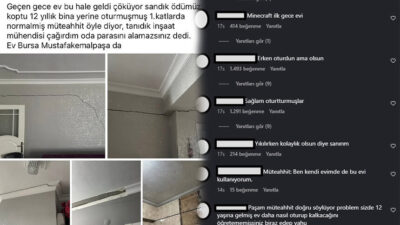 Bir sosyal medya paylaşımı sonrası Mustafakemalpaşa’daki binaların güvenliği yeniden gündeme