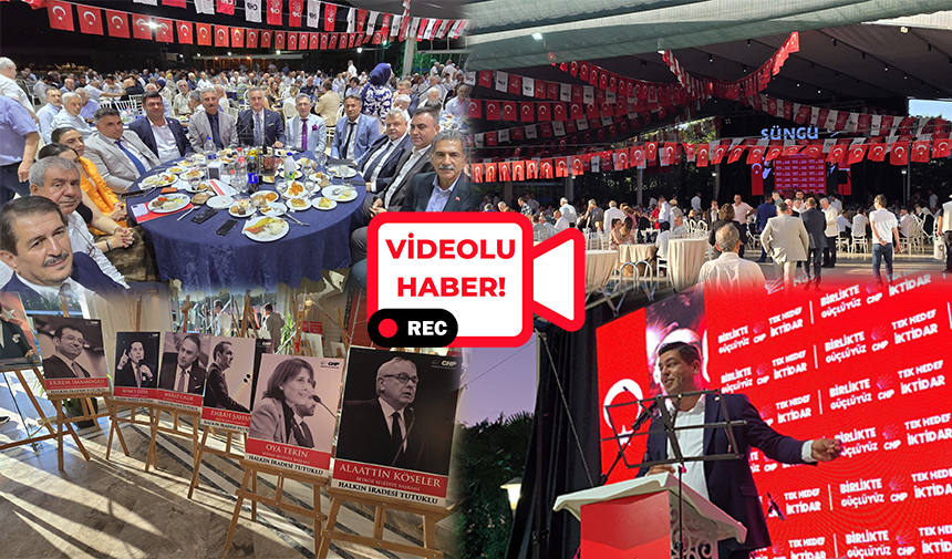 Cumhuriyet Halk Partisi Mustafakemalpaşa İlçe Örgütü tarafından düzenlenen gece, partililere