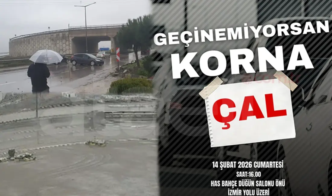 Bursa’da CHP Nilüfer İlçe Örgütü’nün “Geçinemiyorsan Korna Çal” çağrısıyla başlattığı