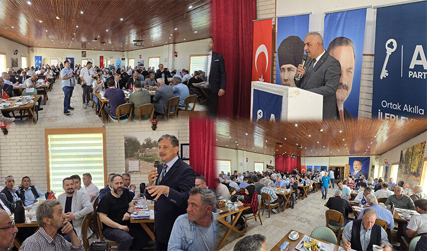 Anahtar Parti (A Parti) Mustafakemalpaşa İlçe Başkanlığı tarafından düzenlenen kahvaltı