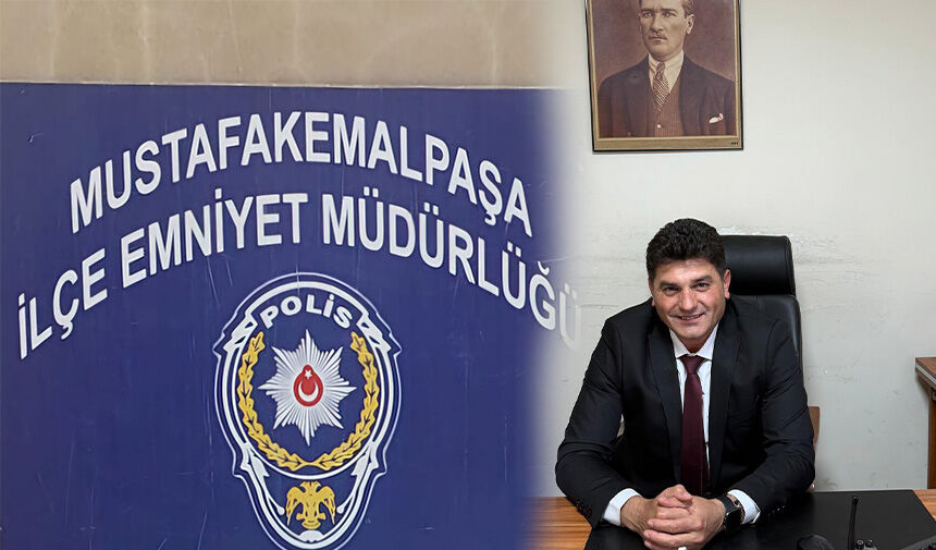 Mustafakemalpaşa İlçe Emniyet Müdürlüğü'nde Başkomiser olarak görev yapan Muhammet Emin
