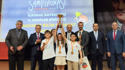 3 Mayıs’ta TZV Zekâ Oyunları Şampiyonası’nda Türkiye birincisi olan Hamzabey