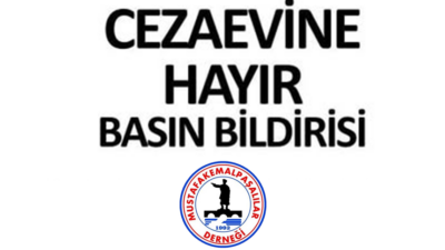 Mustafakemalpaşa'ya yapılması planlanan cezaevi projesine Paşader'den tepki geldi. Dernek, 19