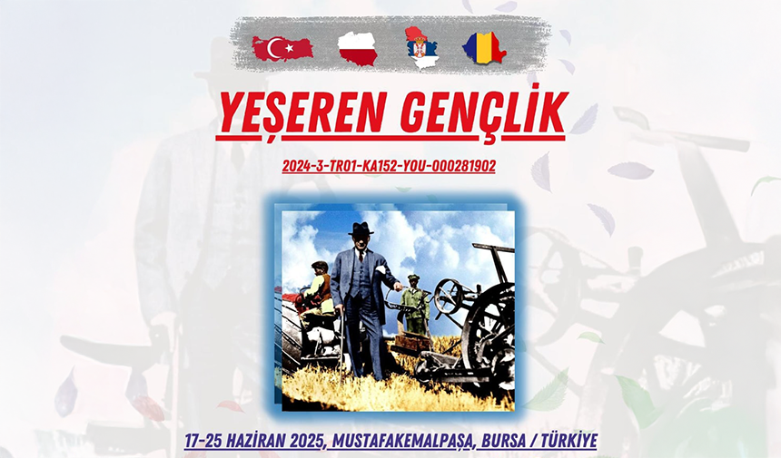 Mustafakemalpaşa, gençlerin tarımda dönüşüm yolculuğuna ev sahipliği yapmaya hazırlanıyor.