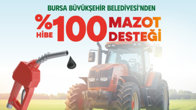Bursa Büyükşehir Belediyesi, üreticilerin desteklenmesi ve girdi maliyetlerinin azaltılması amacıyla