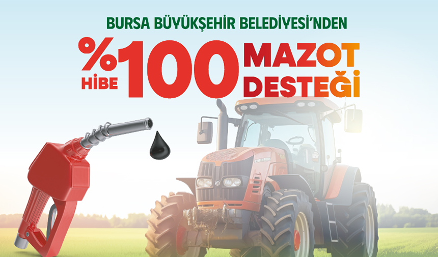 Bursa Büyükşehir Belediyesi, üreticilerin desteklenmesi ve girdi maliyetlerinin azaltılması amacıyla