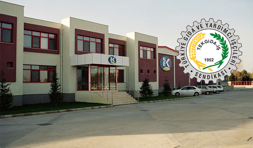 İlçemizde üretim yapan SEK Süt Fabrikası’nda çalışan işçiler, toplu iş