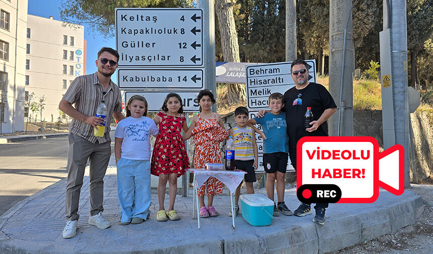 Buğlem, Nehir, Nigar, Ayaz ve Aras, hem serinleten limonataları hem