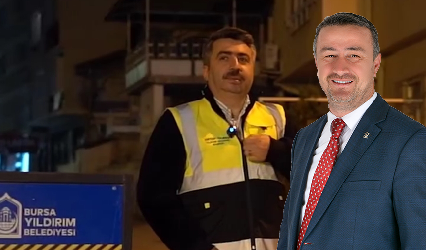 AK Parti İlçe Başkanı Mutlu Turgut, Yıldırım Belediye Başkanı Oktay