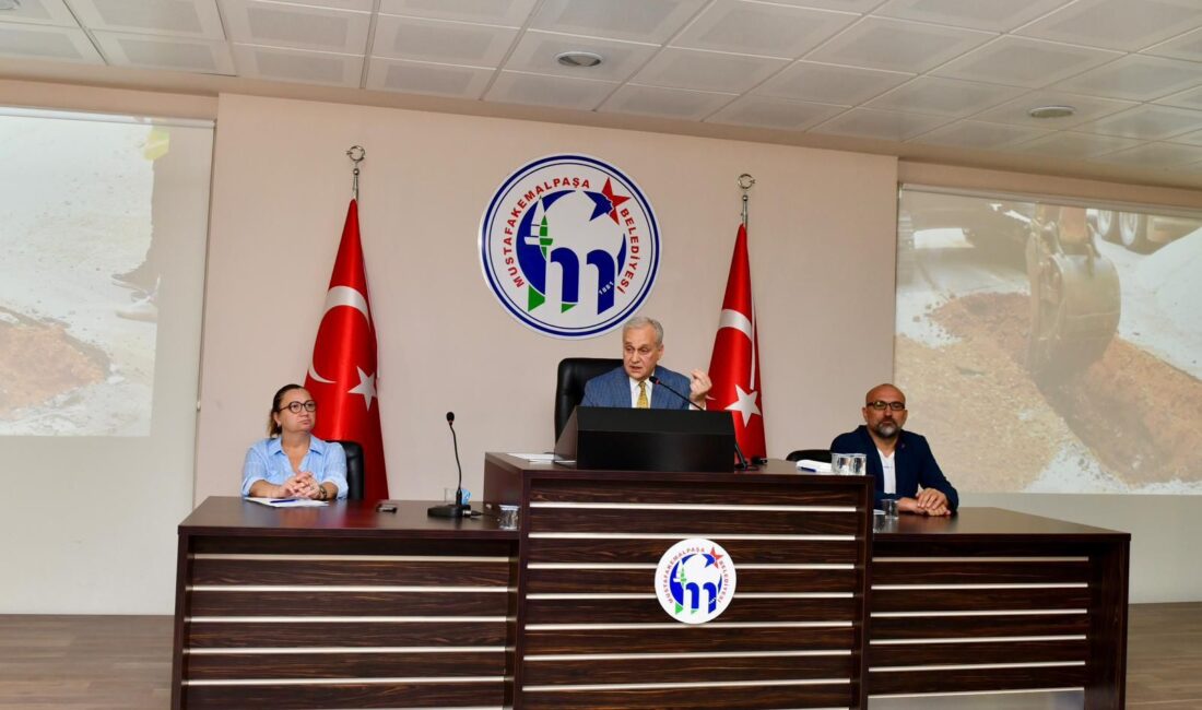 Mustafakemalpaşa Belediye Başkanı Şükrü Erdem, Eylül Ayı Olağan Meclis Toplantısı