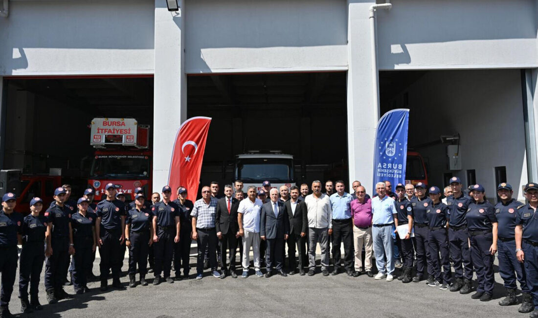 Bursa Büyükşehir Belediyesi’nin ekip, ekipman, yeni araç ve binalarla sürekli