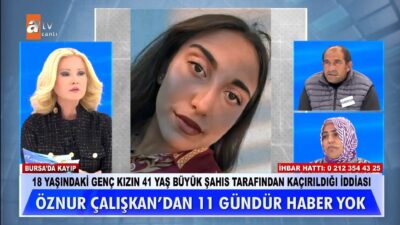 Bursa’nın Mustafakemalpaşa ilçesinde yaşayan 18 yaşındaki Öznur Çalışkan’dan 18 Kasım’dan
