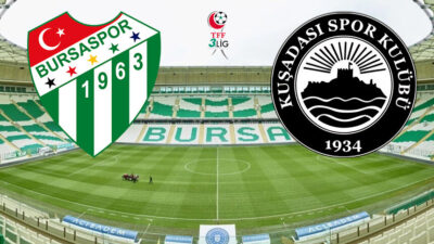 Bursaspor, ikinci yarıda gösterdiği etkileyici oyunla Kuşadasıspor'u 4-1 mağlup ederek