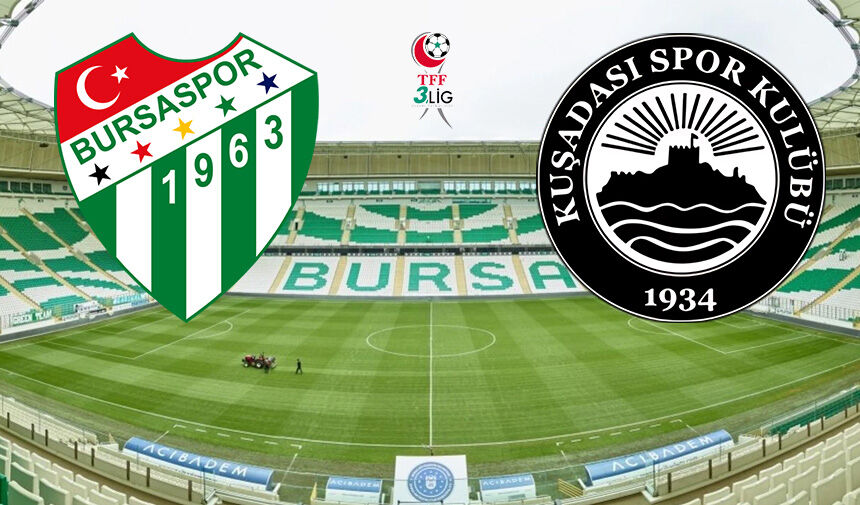 Bursaspor, ikinci yarıda gösterdiği etkileyici oyunla Kuşadasıspor'u 4-1 mağlup ederek