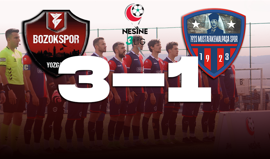 Nesine 3. Lig 3. Grup'ta 22. hafta mücadelesinde 1923 Mustafakemalpaşaspor,