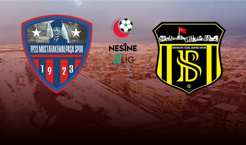 1923 Mustafakemalpaşaspor'un Bayburt Özel İdare ile oynayacağı 21. Hafta mücadelesi