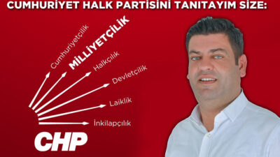Cumhuriyet Halk Partisi (CHP) Mustafakemalpaşa İlçe Başkanı Gökhan Demir, sosyal