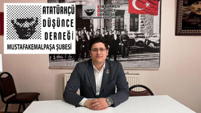 Mustafakemalpaşa Atatürkçü Düşünce Derneği (ADD) Başkanı Mehmet Çelebioğlu, yakın zamanda