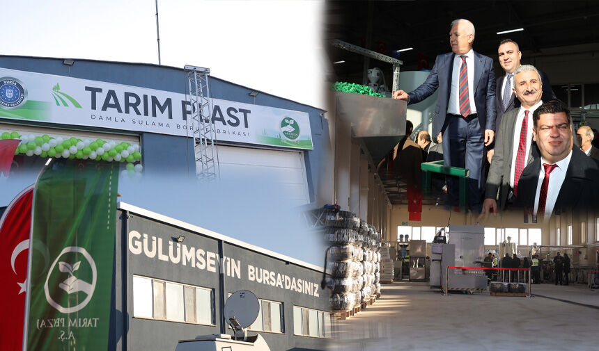 Mustafa Bozbey'in katılımıyla, bugün saat 10:00'da Tarım Plast Damla Sulama