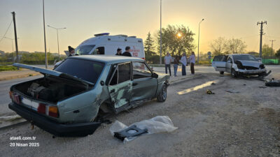 Bugün saat 19.00 sularında 18 Mart Caddesi üzerinde meydana gelen