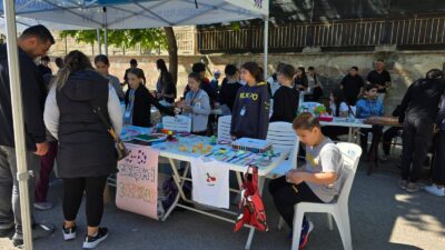 Mustafakemalpaşa Ortaokulu tarafından düzenlenen kermes etkinliği başladı.